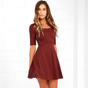 Black Swan Skater Dress